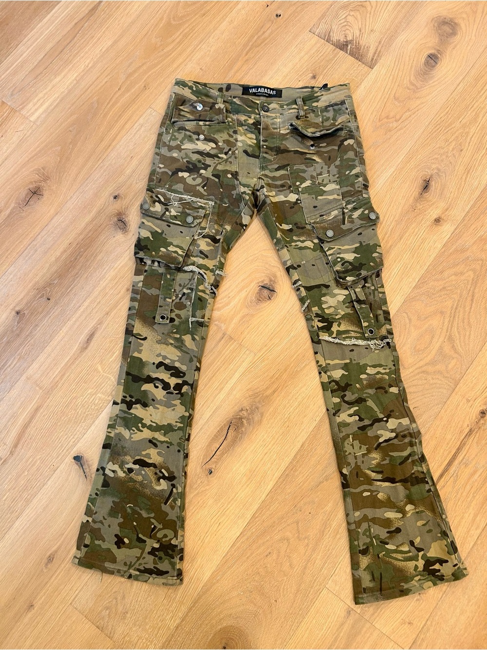 Camo Valabasas skinny pants